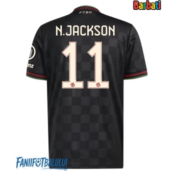 Bayern Munich Nicolas Jackson #11 Tricou Fotbal Replică 2025-26 Barbati Treilea